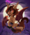 Size: 2285x2666 | Tagged: safe, artist:spookyle, oc, oc only, oc:pumpkin patch, alicorn, bat pony, bat pony alicorn, pony, bat wings, female, horn, mare, moon, night, solo, wings