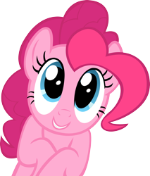 Size: 2500x2939 | Tagged: safe, artist:animusvox, pinkie pie, earth pony, pony, g4, cute, daaaaaaaaaaaw, diapinkes, female, high res, mare, simple background, solo, transparent background, vector