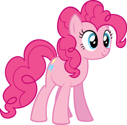 Size: 900x890 | Tagged: safe, artist:vaderpl, pinkie pie, earth pony, pony, baby cakes, g4, my little pony: friendship is magic, female, mare, simple background, solo, transparent background, vector