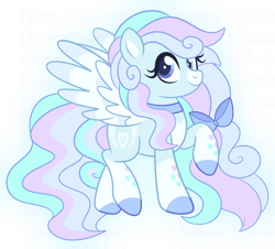 Size: 878x793 | Tagged: safe, artist:channelstruck, oc, oc only, oc:stratus sky, pegasus, pony, rainbow power, rainbow power-ified, solo