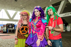 Size: 5184x3456 | Tagged: safe, artist:mieucosplay, rarity, tree hugger, human, bronycon, bronycon 2016, equestria girls, friendship through the ages, g4, absurd resolution, clothes, cosplay, costume, irl, irl human, peace symbol, photo