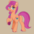 Size: 1500x1500 | Tagged: safe, artist:psfmer, sunny starscout, earth pony, pony, g5, butt, female, gray background, looking at you, looking back, looking back at you, looking over shoulder, mare, open mouth, open smile, plot, raised hoof, simple background, smiling, smiling at you, solo, sunny starbutt, underhoof, unshorn fetlocks