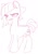 Size: 584x831 | Tagged: safe, artist:metaruscarlet, limestone pie, earth pony, pony, g4, grumpy, solo, whiteboard fox