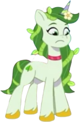 Size: 237x364 | Tagged: safe, edit, edited screencap, screencap, leaf pony, pony, unicorn, g5, my little pony: tell your tale, ponykind parade-emonium, background removed, female, horn, mare, simple background, solo, transparent background