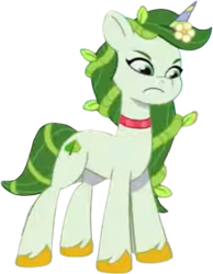 Size: 405x522 | Tagged: safe, edit, edited screencap, screencap, leaf pony, pony, unicorn, g5, my little pony: tell your tale, ponykind parade-emonium, background removed, female, horn, mare, simple background, solo, transparent background