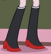 Size: 169x180 | Tagged: safe, edit, edited screencap, screencap, watermelody, equestria girls 10th anniversary, equestria girls, g4, my little pony equestria girls, boots, boots shot, cropped, equestria girls movie 10th anniversary, fall formal outfits, high heel boots, legs, pictures of legs, shoes, solo