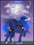 Size: 1200x1600 | Tagged: safe, artist:shessy-lai, princess luna, alicorn, pony, g4, cloud, concave belly, moon, night, raised hoof, side view, solo, stars, sternocleidomastoid, tarot card