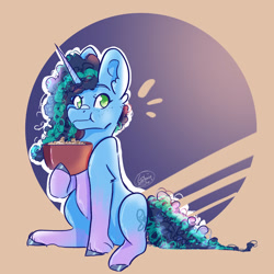 Size: 3000x3000 | Tagged: safe, artist:galaxiastar1, misty brightdawn, pony, unicorn, g5, cute, eating, female, food, freckles, herbivore, horn, mare, mistybetes, ponycorn, popcorn, raised hoof, sitting, solo, tail, that pony sure does love popcorn, unshorn fetlocks