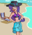 Size: 502x550 | Tagged: safe, artist:ocean lover, rarity, human, equestria girls, equestria girls specials, g4, my little pony equestria girls: forgotten friendship, bare midriff, bare shoulders, beach, beach chair, beautiful, belly, belly button, bikini, bikini babe, blue eyes, blue eyeshadow, chair, clothes, cloud, curvy, diamond, eyeshadow, female, hat, hill, hourglass figure, human coloration, lidded eyes, light skin, lips, lipstick, looking away, makeup, midriff, ms paint, ocean, outdoors, pose, pretty, purple hair, rarity's blue sarong, rarity's purple bikini, red lipstick, sand, sarong, sky, smiling, solo, stupid sexy rarity, sun hat, swimsuit, water, wave