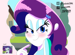 Size: 1049x762 | Tagged: safe, artist:gordodel2006, rarity, human, equestria girls, g4, scene interpretation, screencap reference, solo