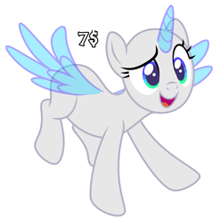 Size: 2950x2988 | Tagged: safe, oc, oc only, alicorn, pegasus, pony, adoptable, art, base, character, commission, simple background, solo, white background, your character here