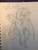 Size: 1536x2048 | Tagged: safe, artist:aaathebap, oc, oc only, oc:aaaaaaaaaaa, bat pony, cute, scared, sketch, solo, spread wings, traditional art, wings