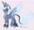 Size: 2372x2073 | Tagged: safe, artist:lainseii, part of a set, alicorn, pony, blue eyes, blue mane, blue pupils, blue tail, blue wingtips, bluestar, body scar, bracer, colored belly, colored eyebrows, colored fetlocks, colored muzzle, colored pinnae, colored pupils, colored wings, colored wingtips, crown, curved horn, ear fluff, eye wrinkles, eyelashes, facial markings, female, fetlock tuft, flowing tail, frown, gradient wings, gray background, gray coat, hoof shoes, horn, horn armor, horn cap, jewelry, leader, leg markings, long mane, long tail, looking at you, mare, mealy mouth (coat marking), multicolored wings, narrowed eyes, older female, pale belly, pale muzzle, ponified, princess shoes, regalia, scar, shiny mane, shiny tail, shoulder scar, signature, simple background, solo, spiky mane, spread wings, standing, tail, tail markings, text, tiara, unicorn horn, wall of tags, warrior cats, wings