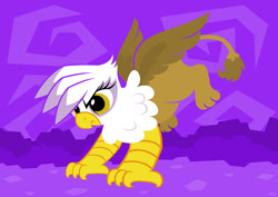 Size: 1280x905 | Tagged: safe, artist:giantsquidie, gilda, griffon, g4, 2014, bucking, female, solo