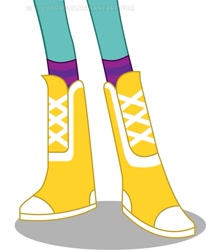 Size: 837x1017 | Tagged: safe, oc, oc only, oc:cheeky bolt, equestria girls, g4, boots, boots shot, clothes, cropped, legs, pictures of legs, shoes, simple background, socks, solo, white background