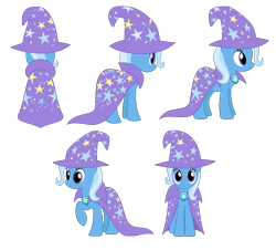 Size: 1755x1587 | Tagged: safe, artist:culu-bluebeaver, edit, vector edit, trixie, pony, unicorn, g4, brooch, cape, clothes, digital, digital art, female, hat, horn, jewelry, png, reference, reference sheet, simple background, solo, transparent, transparent background, trixie's brooch, trixie's cape, trixie's hat, vector, vector trace