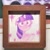 Size: 2160x2160 | Tagged: safe, artist:miss-aciturn, twilight sparkle, pony, unicorn, g4, framed picture, horn, photo, solo, traditional art, twilight sparkle is best facemaker