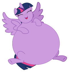 Size: 1113x1154 | Tagged: safe, artist:retroguy1990, twilight sparkle, alicorn, g4, belly, big belly, circle tool, female, huge belly, impossibly large belly, simple background, solo, stuffed, stuffed belly, transparent background, twilight sparkle (alicorn)