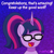 Size: 1000x1000 | Tagged: safe, artist:fruiitypieq, sci-twi, twilight sparkle, pony, unicorn, g4, abstract background, cute, eyes closed, female, glasses, gradient background, mare, open mouth, open smile, positive ponies, sci-twiabetes, smiling, solo, twiabetes, unicorn sci-twi