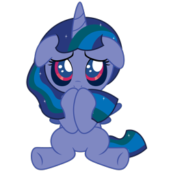 Size: 1200x1200 | Tagged: safe, artist:prixy05, oc, oc only, oc:eris sparkle, alicorn, hybrid, pony, g4, colored sclera, female, filly, foal, glowing mane, interspecies offspring, offspring, parent:discord, parent:twilight sparkle, parents:discolight, simple background, solo, transparent background