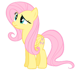 Size: 524x480 | Tagged: safe, artist:landboom, fluttershy, pegasus, pony, g4, female, mare, simple background, solo, transparent background, vector