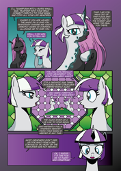 Size: 1920x2715 | Tagged: safe, artist:alexdti, artist:v-nico, twilight velvet, oc, changeling, pony, comic:alicorn of magic, g4, comic, disguise, disguised changeling