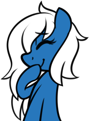 Size: 1116x1514 | Tagged: safe, artist:furrgroup, oc, oc only, oc:microsoft edge, earth pony, pony, ask internet explorer, browser ponies, female, mare, simple background, solo, white background