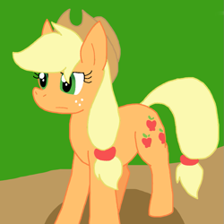 Size: 993x992 | Tagged: safe, artist:cmara, applejack, earth pony, g4, female, solo