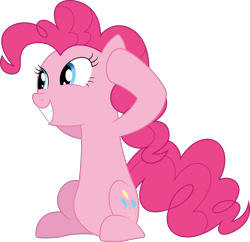 Size: 3093x3000 | Tagged: safe, artist:dashiesparkle, pinkie pie, earth pony, pony, g4, read it and weep, .svg available, belly, female, high res, mare, simple background, solo, transparent background, vector