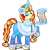 Size: 450x450 | Tagged: safe, artist:mesuyoru, oc, oc only, oc:miss libussa, pony, unicorn, czequestria, g4, ambassador, blue eyeshadow, blue hooves, braid, braided tail, clothes, czequestria 202x, earmuffs, eyes closed, eyeshadow, female, female oc, horn, levitation, magic, makeup, mare oc, pony oc, raised hoof, scroll, simple background, solo, tail, telekinesis, transparent background, unicorn oc, winter outfit