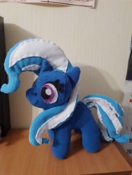 Size: 3000x4000 | Tagged: safe, artist:jbond, trixie, pony, unicorn, g4, female, handmade, horn, irl, mare, photo, photography, plushie, solo