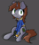 Size: 2810x3200 | Tagged: safe, artist:foxtrnal, oc, oc only, oc:littlepip, pony, unicorn, fallout equestria, clothes, cute, female, green eyes, happy, horn, jumpsuit, ocbetes, pipabetes, pipbuck, vault suit