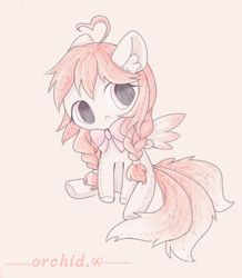 Size: 1286x1477 | Tagged: safe, alternate character, alternate version, artist:orchidlanlan738, oc, oc only, pegasus, pony, cute, plushie, solo