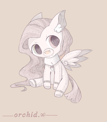 Size: 1286x1477 | Tagged: safe, alternate character, alternate version, artist:orchidlanlan738, oc, oc only, pegasus, pony, cute, plushie, solo