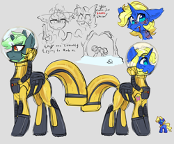 Size: 6000x5000 | Tagged: safe, artist:star-theft, oc, oc only, pony, unicorn, fallout equestria, duo, horn, unicorn oc