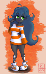 Size: 1928x3058 | Tagged: safe, artist:kachomancer, oc, changeling, human, changeling oc, humanized