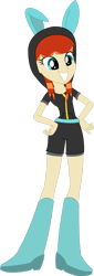 Size: 610x1797 | Tagged: safe, artist:sketchmcreations, oc, oc only, oc:film flick, human, equestria girls, g4, boots, clothes, costume, dangerous mission outfit, equestria girls oc, equestria girls-ified, goggles, high heel boots, hoodie, old art, shoes, simple background, solo, transparent background