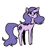 Size: 724x710 | Tagged: artist needed, source needed, safe, oc, oc:pestle please, earth pony, pony, cute, earth pony oc, female, lidded eyes, looking at you, mare, mischievous, ms paint, no source available, purple mane, simple background, smiling, solo, standing, white background