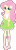 Size: 1630x4975 | Tagged: safe, artist:octosquish7260, fluttershy, human, equestria girls, g4, bare shoulders, clad feet, clothes, feet, female, fluttershy's skirt, looking at you, sandals, shirt, shoes, simple background, skinny, skirt, sleeveless, smiling, smiling at you, solo, standing, tank top, thin, transparent background