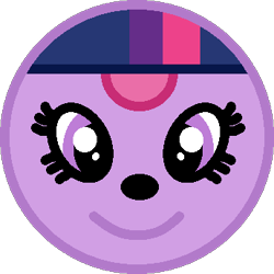 Size: 345x345 | Tagged: safe, artist:mega-poneo, twilight sparkle, espeon, g4, ball, morph ball, pokefied, pokémon, simple background, species swap, transparent background, twiball