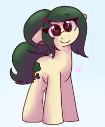 Size: 800x970 | Tagged: safe, artist:php193, oc, oc only, oc:myrtle remedy, earth pony, cute, earth pony oc, female, mare, simple background, solo, wingding eyes