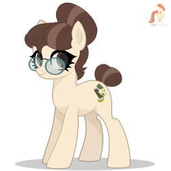 Size: 2500x2500 | Tagged: safe, artist:r4hucksake, oc, oc only, oc:meridian, earth pony, pony, female, glasses, mare, simple background, solo, transparent background