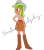 Size: 840x951 | Tagged: safe, artist:kaylathehedgehog, applejack, human, equestria girls, g3, g4, 2014, boots, clothes, cowboy boots, cowboy hat, cowgirl, equestria girls-ified, g3 to equestria girls, g3 to g4, generation leap, hat, old art, shoes, simple background, skirt, solo, stetson, transparent background