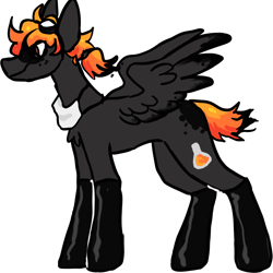 Size: 1404x1403 | Tagged: safe, artist:catastrophyte, oc, oc only, pegasus, pony, full body, pegasus oc, simple background, smiling, solo, white background