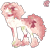 Size: 2880x2776 | Tagged: safe, artist:sleepy-nova, oc, oc only, unnamed oc, earth pony, pony, accessory, bow, chest fluff, choker, coat markings, colored ears, colored eyebrows, colored hooves, curly mane, curly tail, eyebrows, eyebrows visible through hair, eyelashes, facial markings, female, floppy ears, fluffy, green eyes, hair accessory, hair bow, heart, heart eyebrows, heart eyes, hooves, lace choker, lacrimal caruncle, leg markings, lidded eyes, long mane, long tail, looking back, mane accessory, mare, mismatched hooves, pigtails, pink bow, pink mane, pink tail, profile, shiny hooves, simple background, smiling, snip (coat marking), solo, speckled, tail, tail accessory, tail bow, transparent background, unshorn fetlocks, white coat, wingding eyes