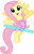 Size: 828x1287 | Tagged: safe, artist:justphase, fluttershy, pegasus, g4, ballerina, ballet, clothes, cute, flutterina, shyabetes, simple background, solo, tutu, white background