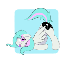 Size: 6012x4921 | Tagged: safe, artist:riley_draws_, oc, oc only, oc:riley, pegasus, pony, adorasexy, bedroom eyes, blushing, butt, cute, digital art, face down ass up, facial expressions, female, mare, pegasus oc, plot, sexy, solo, tongue out