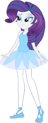 Size: 611x1559 | Tagged: safe, artist:invisibleink, artist:tylerajohnson352, rarity, human, equestria girls, g4, ballerina, ballet slippers, bare shoulders, beautiful, clothes, cute, dress, leotard, pretty, raririna, simple background, sleeveless, solo, tights, transparent background, tutu