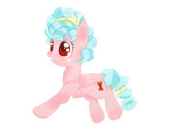 Size: 1440x1080 | Tagged: safe, artist:sphyrena, cozy glow, pegasus, pony, g4, cozybetes, cute, female, filly, foal, simple background, solo, white background