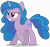 Size: 5352x4987 | Tagged: safe, artist:creedyboy124, izzy moonbow, pony, unicorn, g4, g5, base used, female, g5 to g4, generation leap, horn, looking, mare, simple background, solo, transparent background, vector